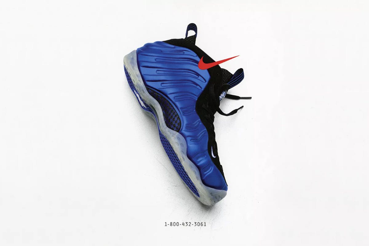 labeled the shoe of the future the original nike air foamposite